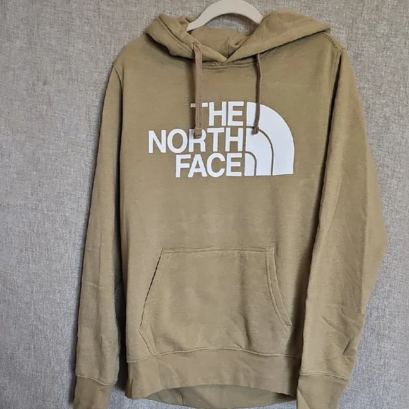 The North Face Men's Olive Green Logo Pullover Hoodie