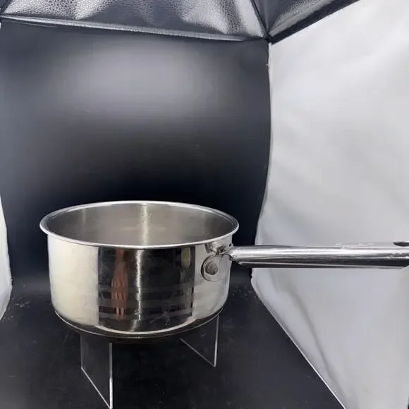 EKCO Eterna 2 Qt 18/10 Stainless Steel Saucepan Pot Long Handle Made China