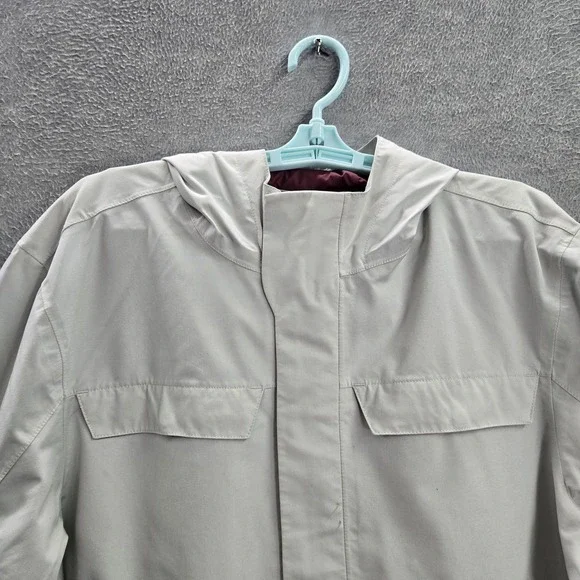 The‎ North Face Men Jacket L Gray Dryvent Activewear Logo Long Sleeve