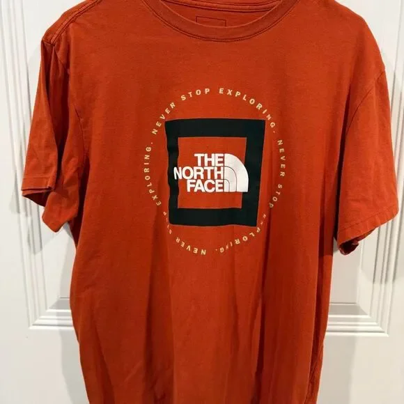 The-North-Face Men's Orange T-shirt