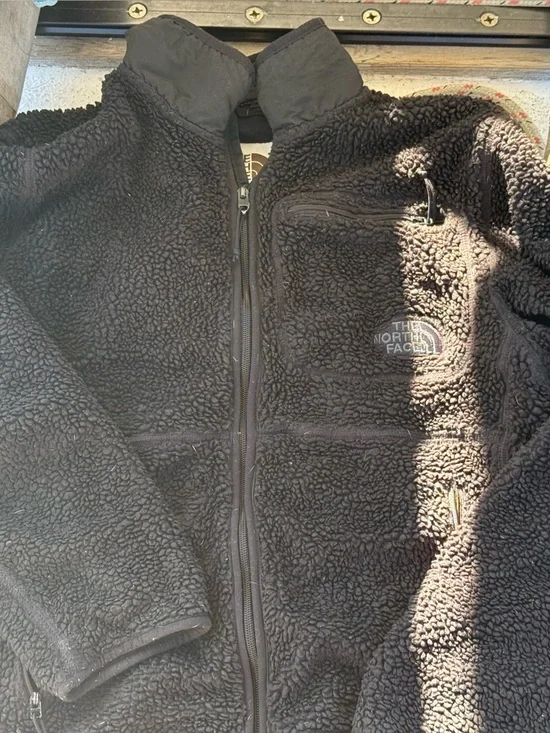 The North Face Black Sherpa Zip-Up Jacket