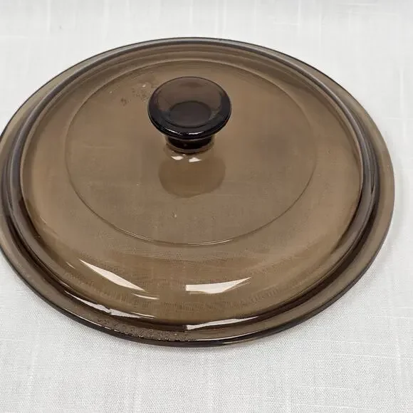 Pyrex P81C Amber Glass Replacement Lid 5.5