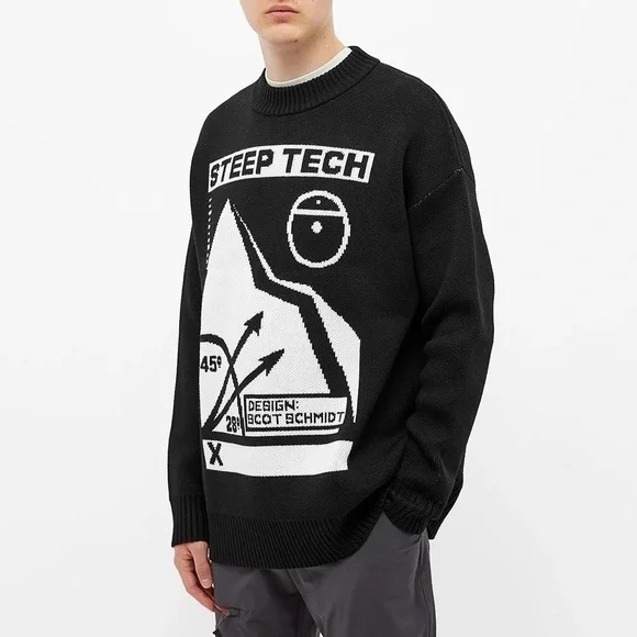 North face black label sweater Fleece sweatshirt scot Schmidt