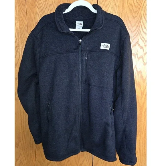 The North Face Gordon Lyons Full Zip Fleece Jacket Mens XXL black