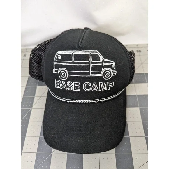 North Face Base Camp Snapback Hat Cap Black OS