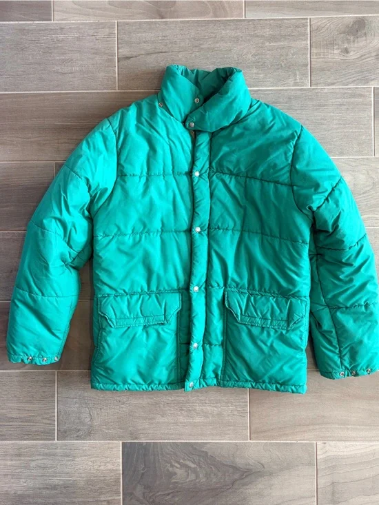 Vintage The North Face Green Puffer Jacket