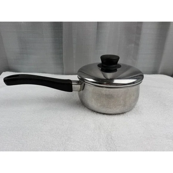 RangeCraft Sears Roebuck 1.5 Qt Stainless Steel Saucepan with Lid 392.5068 Korea