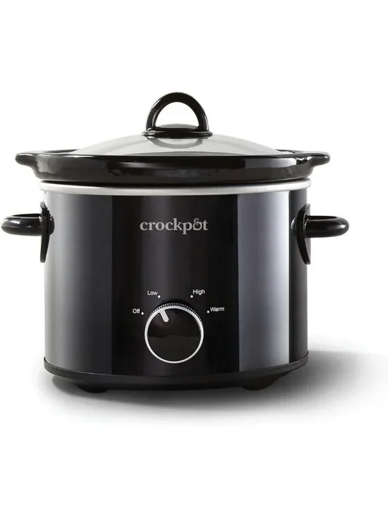 2-Quart Manual Slow Cooker for Small Meals, Dips & Sides - Dishwasher Safe