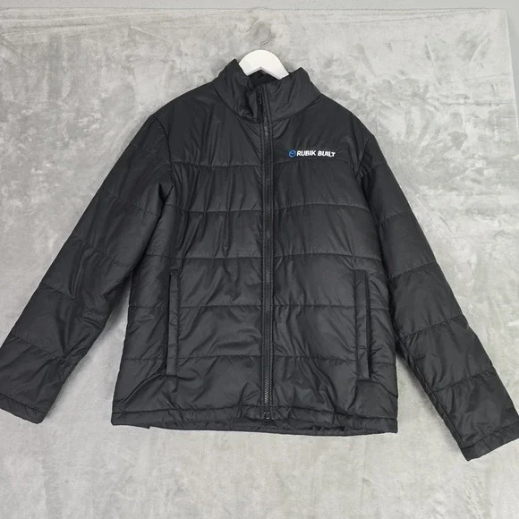 The North Face Mens Everyday Insulated Puffer Jacket XL Black Logo