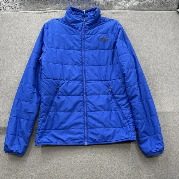 The North Face Jacket Mens Small Blue‎ Primaloft Insulated Puffer Full Zip