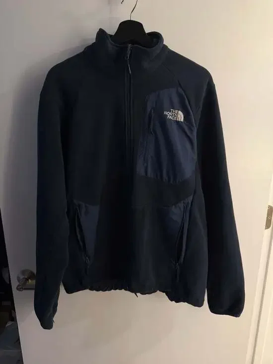 The North Face Denali Fleece Jacket Navy Blue Size Large