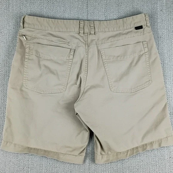 The North Face Short Mens 37 Tan Chino Hiking Stretch 5-Pocket Regular Fit Khaki