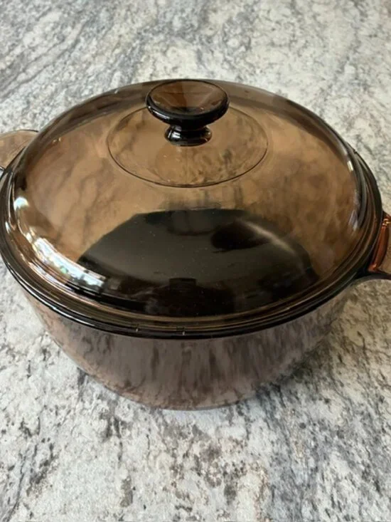 Amber Corning Vision 4.5L Cook Pot with Non-Stick Bottom
