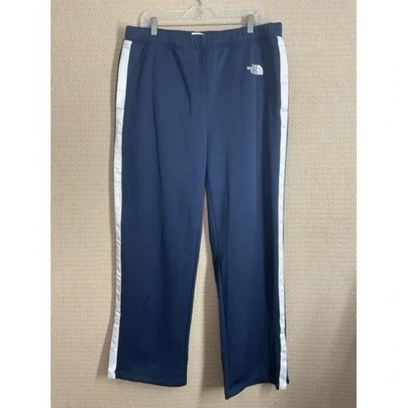 The North Face Blue Streetwear Windbreaker Track Pants Men Large Indonesia‎