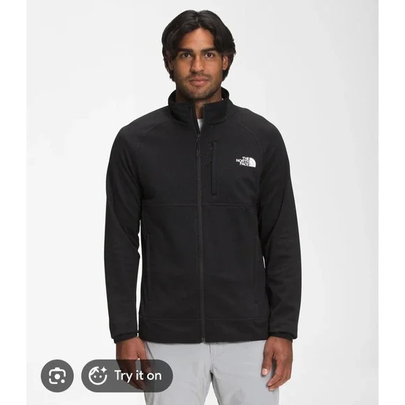 The north face canyonlands full zip black jacket NEW mens XL gorpcore outdoors