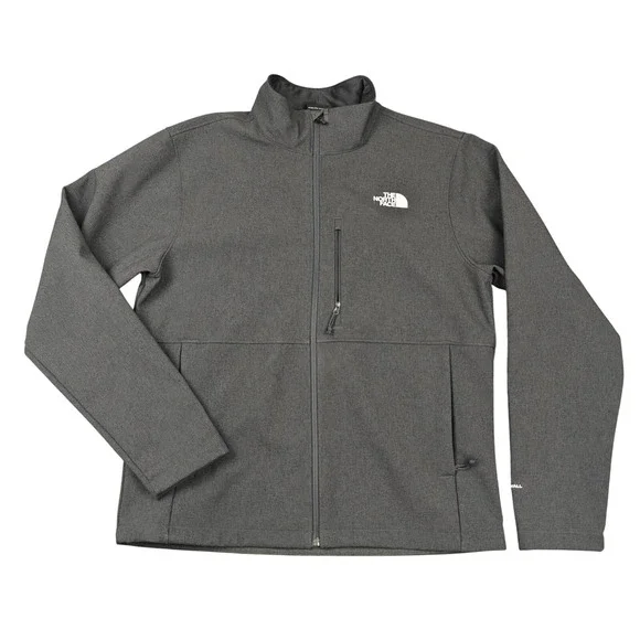 The North Face‎ Jacket Mens Large Gray Windwall Softshell Full Zip NF0A4R2ADYZ