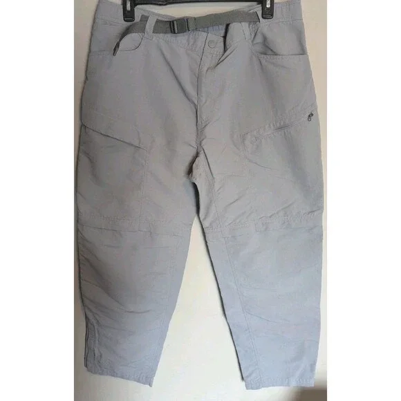 The North Face Gray Paramount Trail Hiking Convertible Pants Mens Size 2XL
