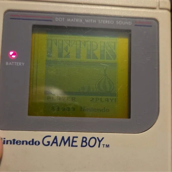 Nintendo Game Boy DMG-01 Gray Handheld Console w/ Tetris NTSC-U/C TESTED + OEM