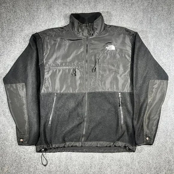 North Face Denali Fleece Jacket XL Black Full Zip Polartec