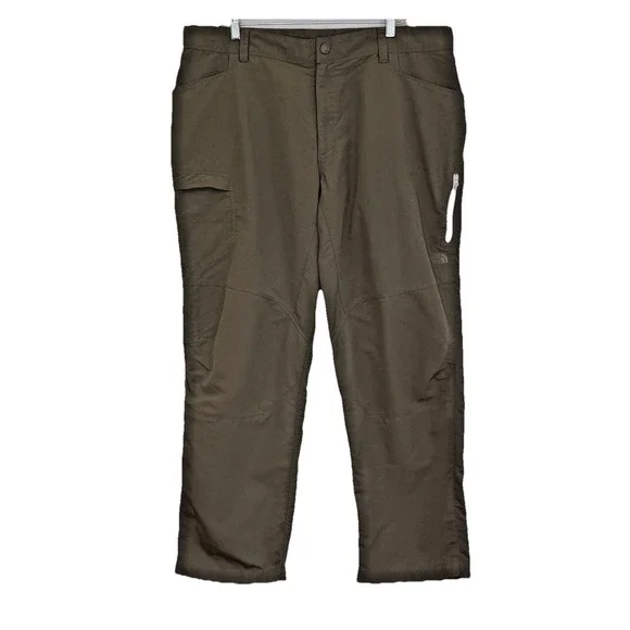 The North Face Paramount Traverse Pants Mens Size 40 Short‎ Brown Cargo Pockets