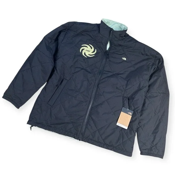 The North Face M Afterburner Jacket TNF Black Misty Reversible Heatseeker Eco XL