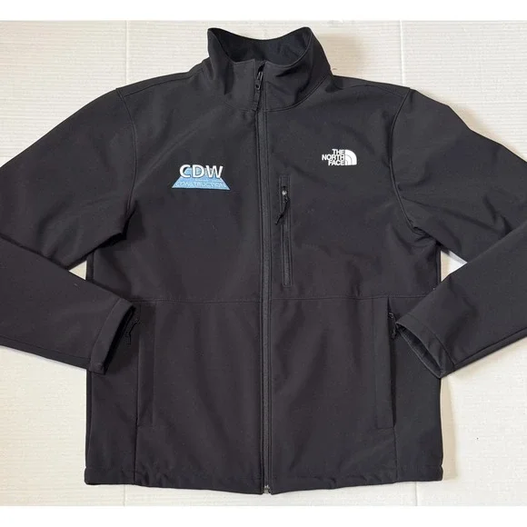 THE NORTH FACE WindWall - Men's Black SoftShell Windbreaker‎ Jacket - Large