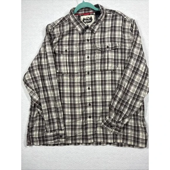 North Face Plaid Flannel Explore Fund Hiking Long Sleeve Cabincore Mens‎ 2XL