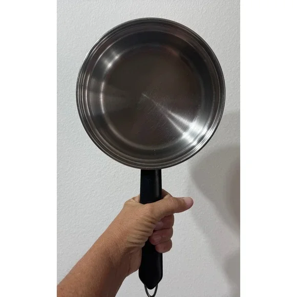 Amway Queen Multi-Ply 18/8 Stainless Steel Saucepan Pot Made in USA No Lid