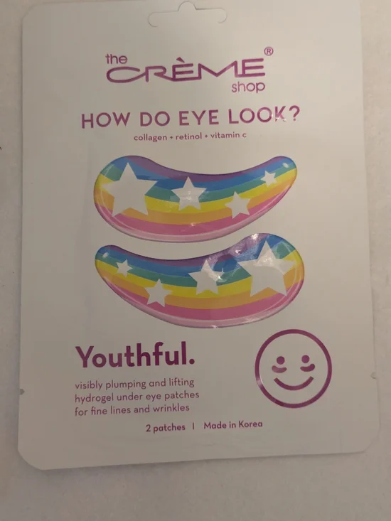 The Crème Shop Eye Masks + Cleansing Wipes & Makeup Set - Pink/Black/Blue NWT