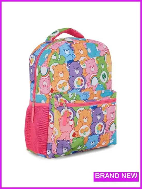 Care Bears Allover Print Kids Backpack with Padded Straps