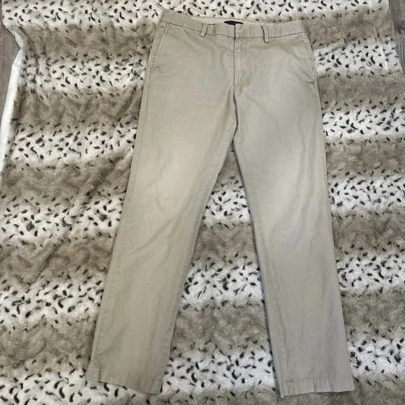 Banana Republic Pants Mens‎ (35x32) Beige  Emerson Chino Straight Leg Pockets