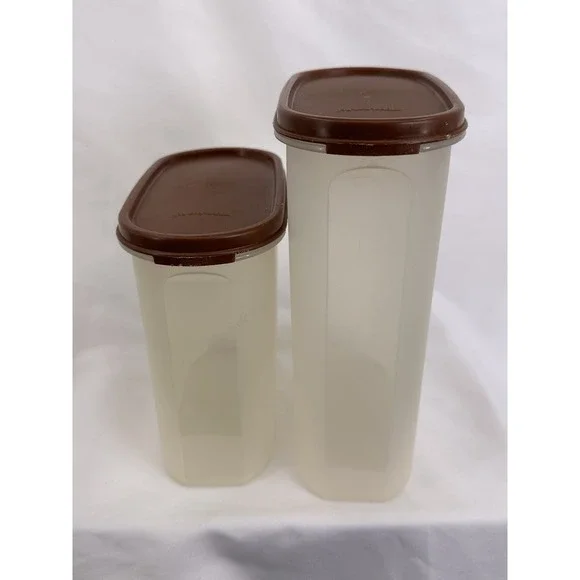 Lot of 2 Tupperware Modular Mates 1614-21‎ and 1613-3 with Seals / Lids