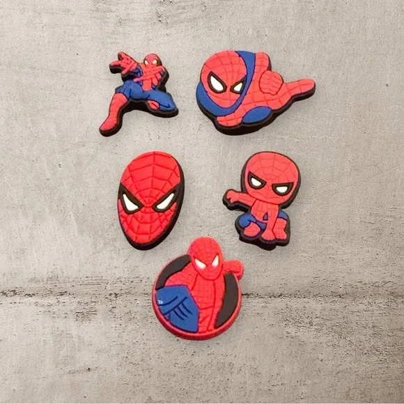 Jibbitz for Crocs Spider-Man Marvel Shoe Charms Set of 5