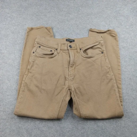 Banana Republic Jeans‎ Mens 32x30 Medium Wash Beige Slim Straight Denim Pants