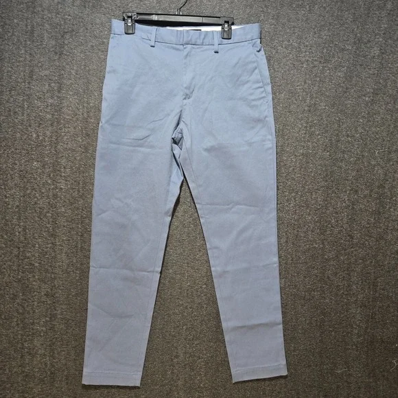 Men's Banana Republic Rapid Movement Mason Athletic Tapered Chino 30x30 Blue NWT