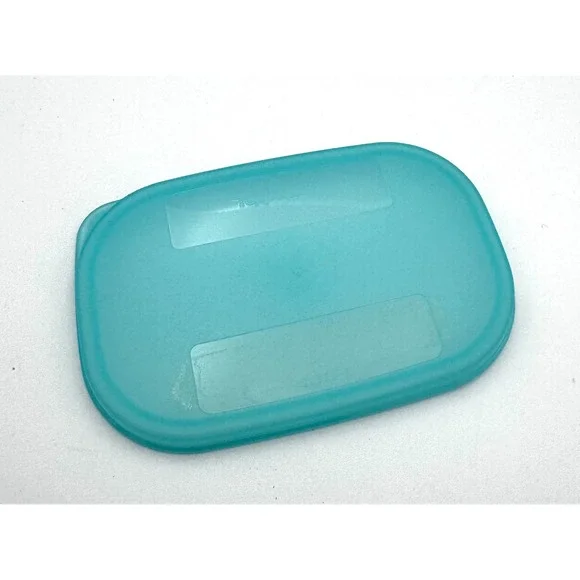 Vintage Tupperware Teal Freezer Mates Mini Lid Replacement Seal #2085B-6