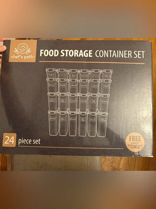 Clear Food Storage Container Set - 17 Piece