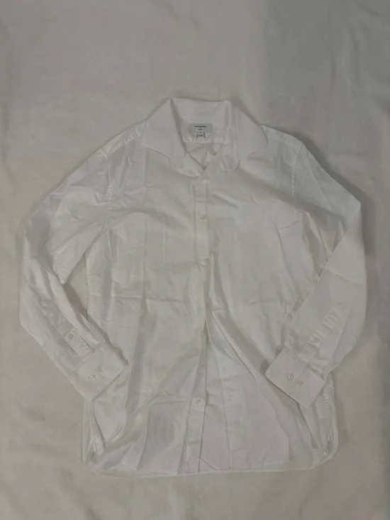 Banana Republic Men's White Button-Down Dress Shirt