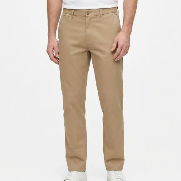 Banana Republic Gavin Tan Chino Stretch Pants Men Size 36