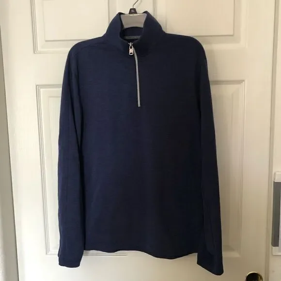 BANANA REPUBLIC Men’s 1/4 Zip Pullover Sweater M