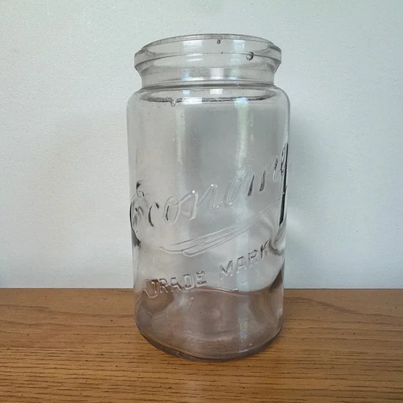 Kerr Glass‎ Mfg Co Economy Clear Glass Canning Jar Portland Oregon
