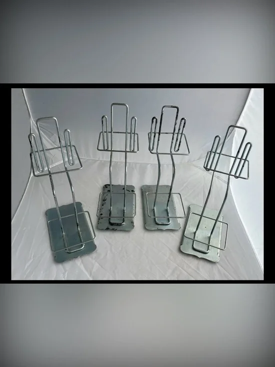 Coffee Syrup Rack Coffee Bar Coffee Syrup Holder Set Of 4, Holds 8 Bottles