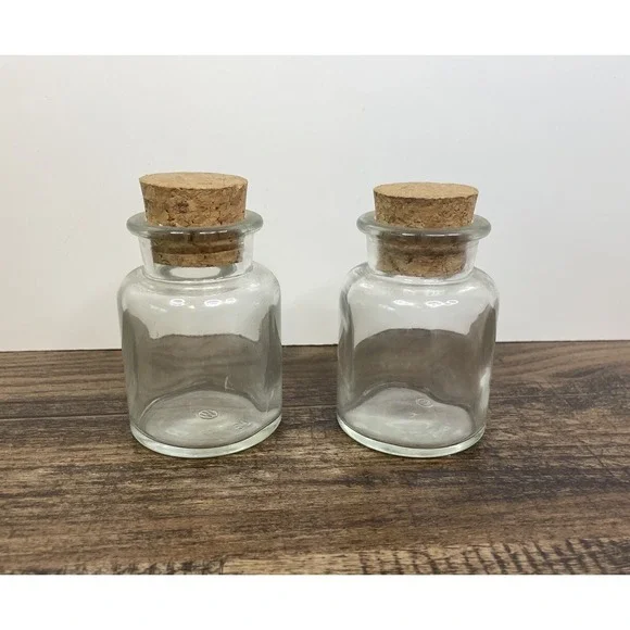 Lot Of 2 Vintage Clear 3