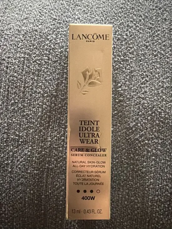 Lancome Teint Idole Ultra Wear Care & Glow Serum Concealer ~ 400W ~ 0.43oz ~ NIB