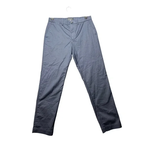 Banana Republic Core Temp Chino Mens 32x32 Midnight Navy‎ Excellent Slim Fit
