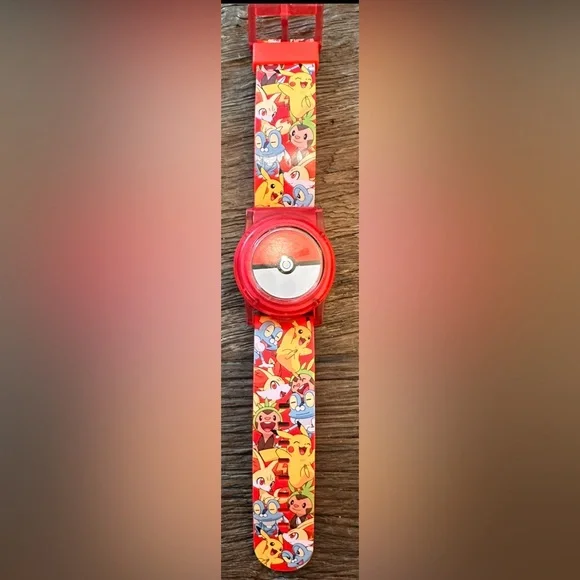 KIDS POKÉMON Pokeball & Friends Light-Up Flip-Up Analog Watch