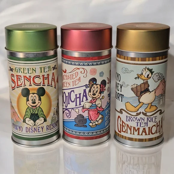 👽3/$12    Tokyo Disney Resort Set of 3 Tea Tins Empty