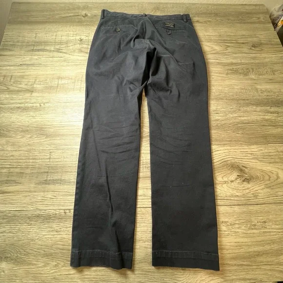Banana Republic Aiden Slim Fit Mens 32x30 Navy Blue Chino Pants Stretch‎ Cotton