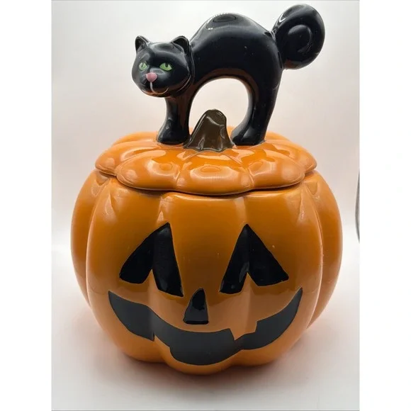 Cheryl's Cookies BLACK CAT & JACK-O-LANTERN 11