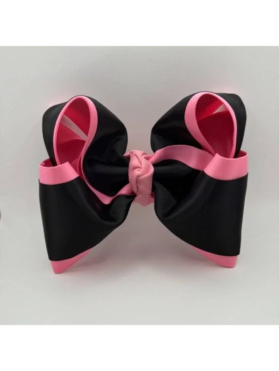 Black & Pink Boutique Hair Bow